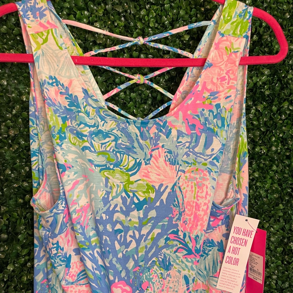 Lilly Pulitzer Marcella Dress in Fished My Wish - new with tags! Size XL